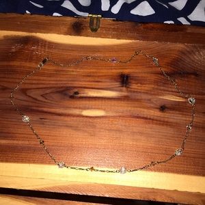 Fake diamond necklace